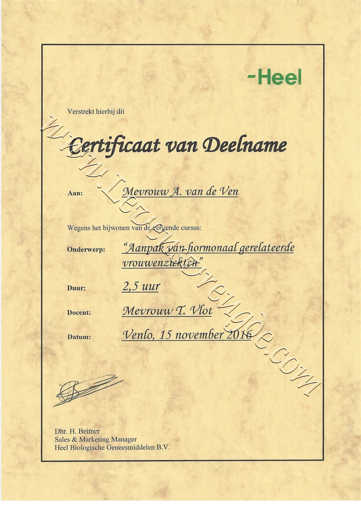 Aanpak hormonaal gerelateerde vrouwenziek